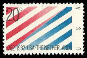 PCBstamps   US #2003 20c U.S. & Netherlands, MNH, (6)