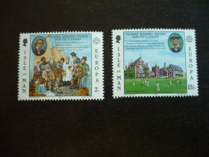 Stamps - Isle of Man _ Scott# 174-175 - Mint Never Hinged Set of 2 Stamps