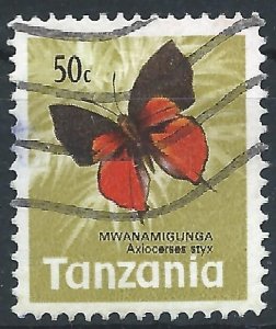 Tanzania 1973 - 50c Butterfly - SG164 used