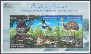 2000 Grenada Grenadines 3352-3357KL Animals in the Caribbean 10,00 €