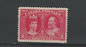 Canada, Postage Stamp, #98 Mint NH, 1908, JFZ