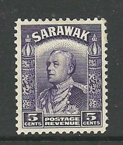 Album Treasures Sarawak Scott # 115  5c Sir Charles Brooke Mint Hinged