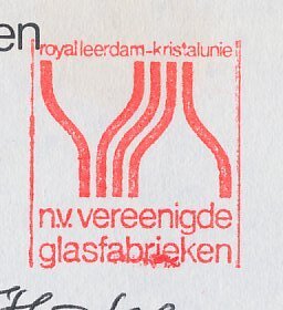 Meter cover Netherlands 1989 United Glassworks - Maastricht