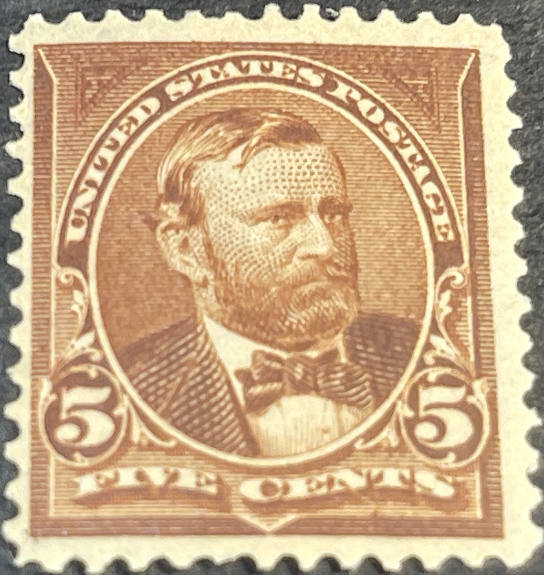 U.S. 270Mint/HingedSingleChocolate1895 United States, General