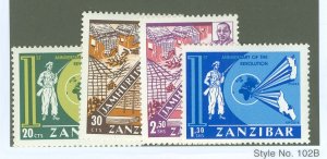 Zanzibar #319-322 Mint (NH) Single (Complete Set)