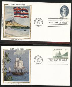 1732-33 Honolulu  FDC  on Colorano Silks Cache U/A