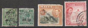 #149,MR1,215,252 Malta Used George V,VI &QE