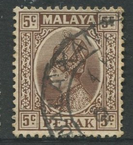 STAMP STATION PERTH Perak #72 Sultan Iskandar  Wmk 4 Used 1935-37