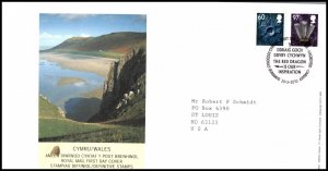 Great Britain Wales 36-37 Typed FDC