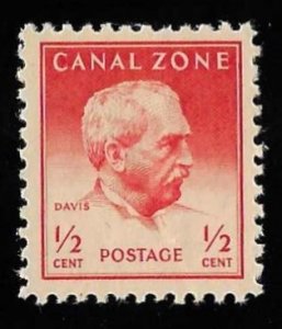 Canal Zone 136 1/2 cent General Davis, Stamp Mint NH OG VF