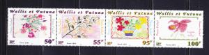 Wallis and Futuna Islands 540 Set MNH Flowers