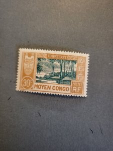 Stamps Middle Congo Scott #J16 hinged