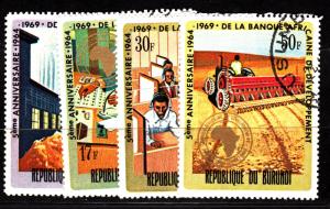 Burundi 288-91 CTO set
