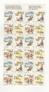 Canadian Easter Seals 1987 Sheet of 24   MNH