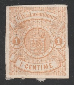 *KAPPYSSTAMPS KS3711 LUXEMBOURG SCOTT# 4 MINT HINGED  RETAIL $80