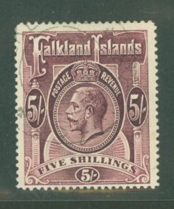 Falkland Islands #38 Used Single