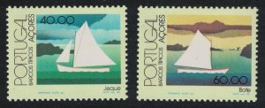 Azores Traditional Boats 2v 1985 MNH SG#466-467