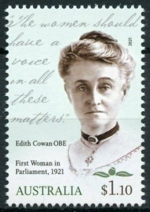 Australia 2021 MNH People Stamps Edith Cowan OBE 1st Woman in Parliament 1v Set