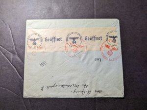 1942 Censored Norway Cover Bergen to Lausanne Switzerland