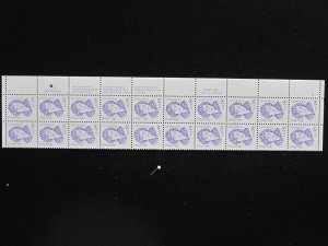 US - SCOTT# 2943 - PLATE# STRIP 20 - MNH - CAT VAL $ 60.00