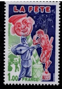 France Scott 1491 MNH**  summer festival stamp