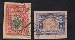 Estonia  Scott#  B1-2  Used