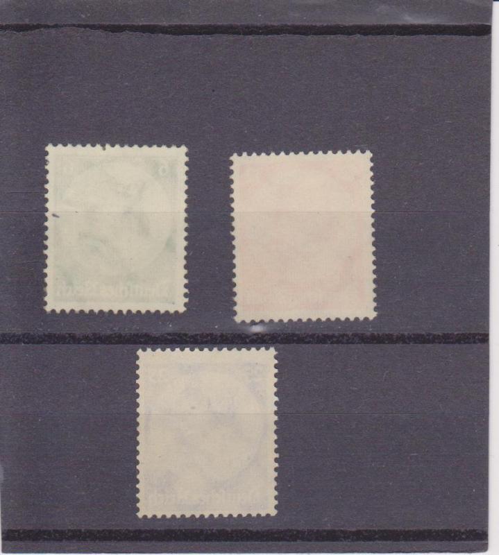 Germany #398-400 MNH