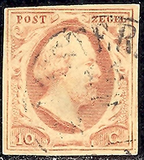 Netherlands #2 and 2a  Used F-VF 