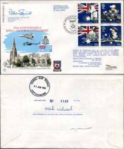 RFDC64b Australian Bicentenary Signed by Grp Capt. P.T. Squire (A)