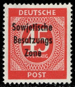 Germany DDR #10N19 Numeral; MNH