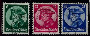 Germany SC#398-400 Used F-VF SCV$21.50...Worth a close look!