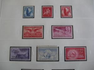 USA Nearly Complete Airmail Collection WITH ZEPPS - Mint & Hinged