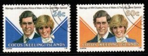 COCOS (KEELING) ISLANDS SG70/1 1981 ROYAL WEDDING FINE USED