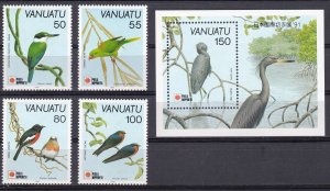 Vanuatu, Fauna, Birds MNH / 1991