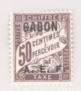 Gabon, Scott #J7, MH