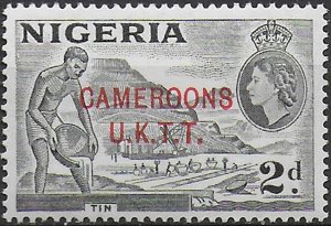 1960 Cameroons U.K.T.T. 2d. slate blue type A MNH SG n. T4a