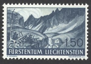 Liechtenstein Sc# 150 MNH (a) 1938 1.50fr Lawena & Schwartzhorn