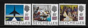 Seychelles 1971 QE Surcharged with new value MNH A3