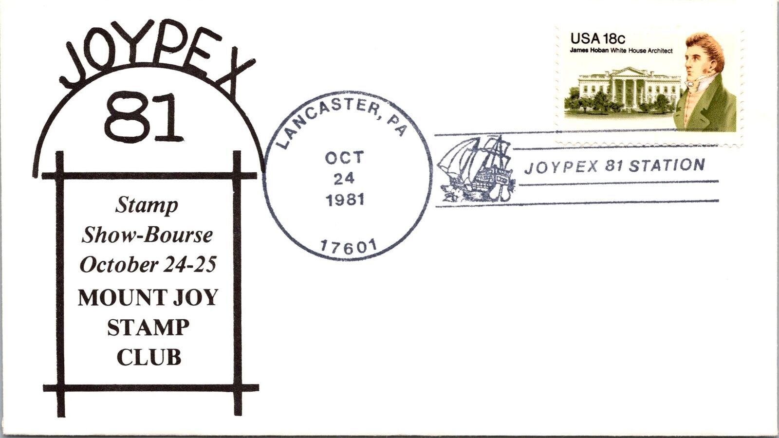 1981 Stamp Show Bourse Lancaster PA F34969 United States