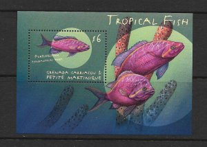 FISH - GRENADA GRENADINES #2171 PURPLEQUEEN  MNH