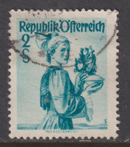 Austria 546 Upper Austria, 1948