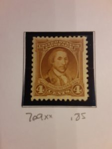 United States #709       MNH