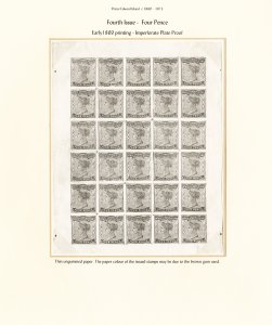 PRINCE EDWARD ISLAND 1869-70 4d black plate proof, SG31