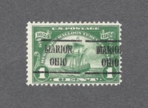 614- Ship Nieu Nederland- precancel Marion Ohio