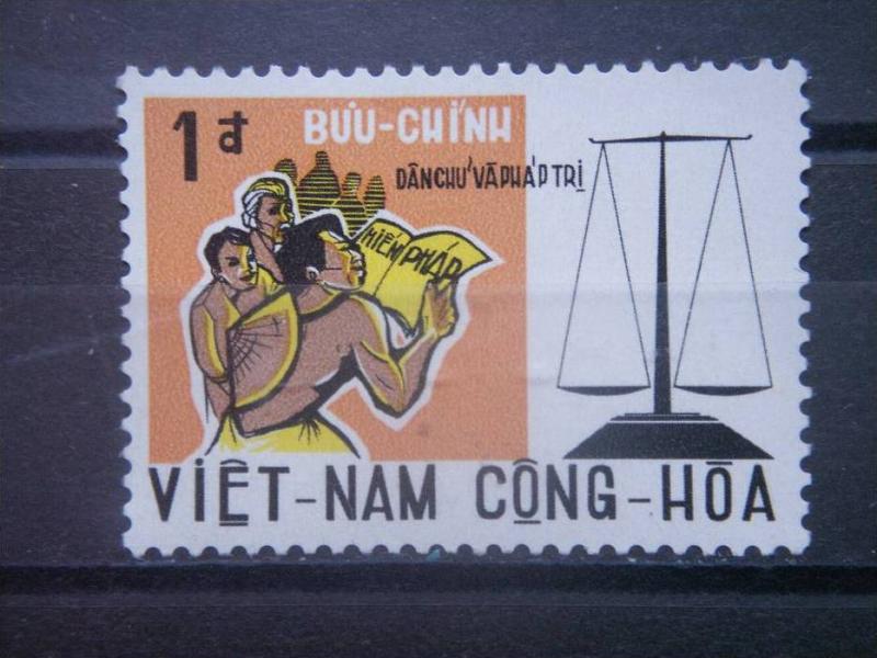 SOUTH VIETNAM, 1969, MNH 1pi, Constitutional democracy, Scott 349