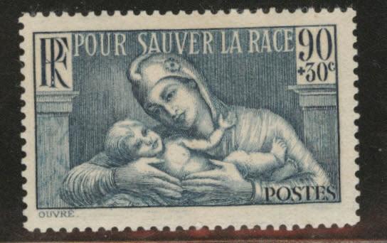 FRANCE Scott B65 MH* France and Infant 1939