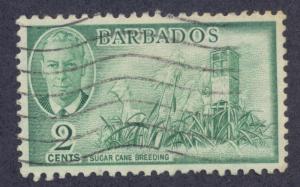 BARBADOS SC# 217 VF U 1950