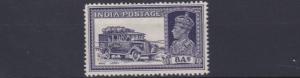 INDIA  1937 - 40     SG  257       8A  VIOLET      MH  