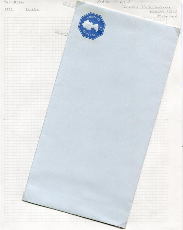 QE2 3p POSTAL STATIONERY ENVELOPE