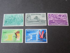 Trinidad & Tobago 1962 Sc 105-9 set MH